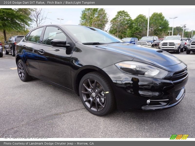 Pitch Black / Black/Light Tungsten 2016 Dodge Dart SXT Rallye
