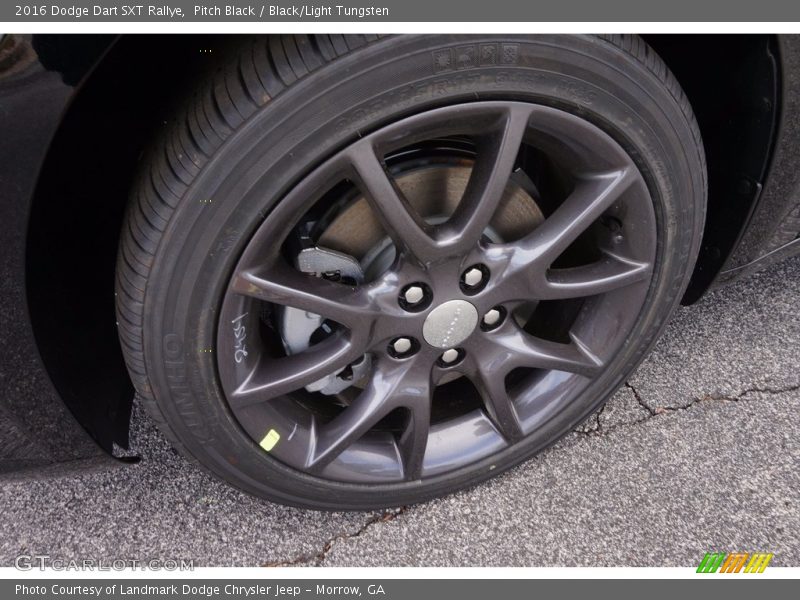 Pitch Black / Black/Light Tungsten 2016 Dodge Dart SXT Rallye
