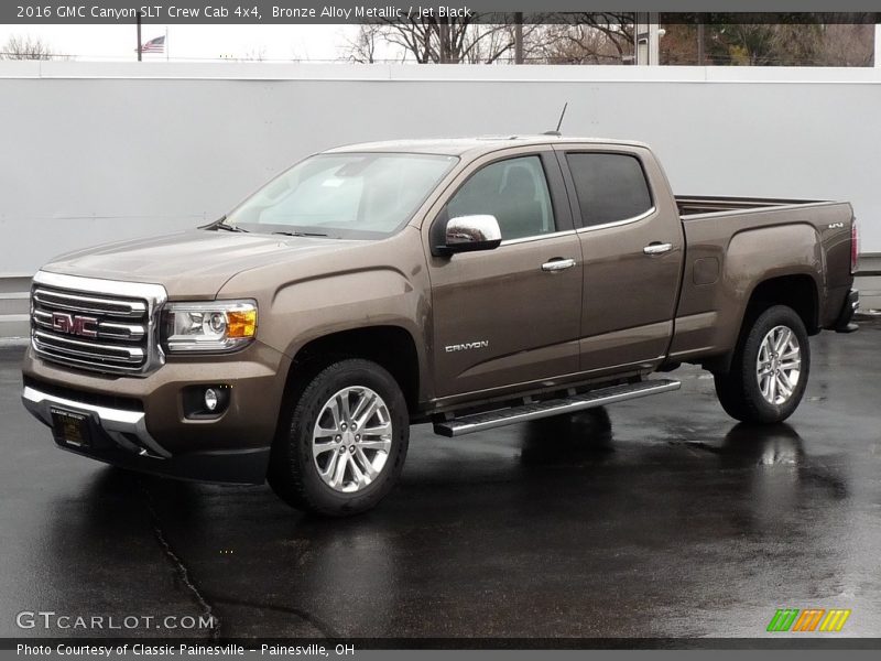 Bronze Alloy Metallic / Jet Black 2016 GMC Canyon SLT Crew Cab 4x4