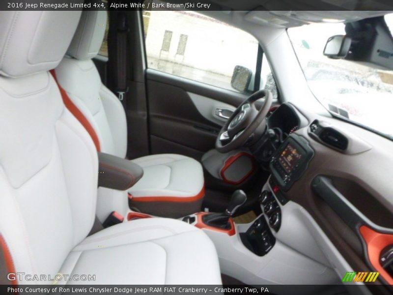 Alpine White / Bark Brown/Ski Grey 2016 Jeep Renegade Limited 4x4