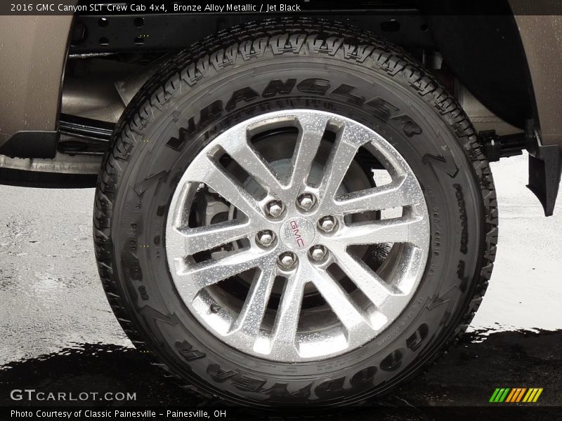 Bronze Alloy Metallic / Jet Black 2016 GMC Canyon SLT Crew Cab 4x4