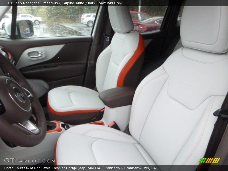 Alpine White / Bark Brown/Ski Grey 2016 Jeep Renegade Limited 4x4