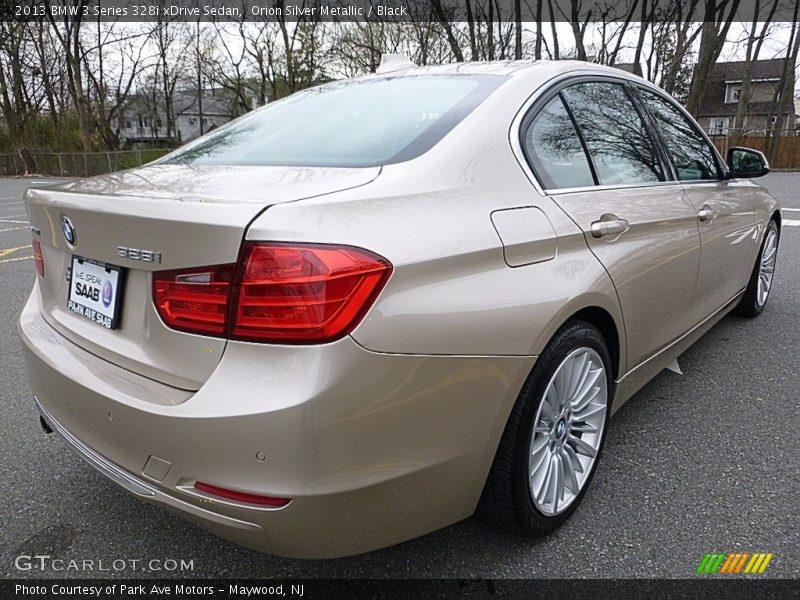 Orion Silver Metallic / Black 2013 BMW 3 Series 328i xDrive Sedan