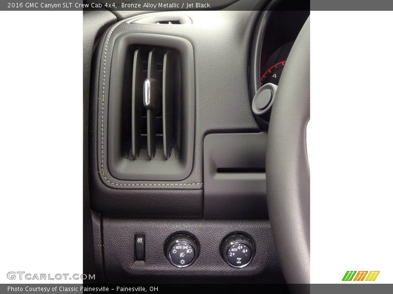 Bronze Alloy Metallic / Jet Black 2016 GMC Canyon SLT Crew Cab 4x4