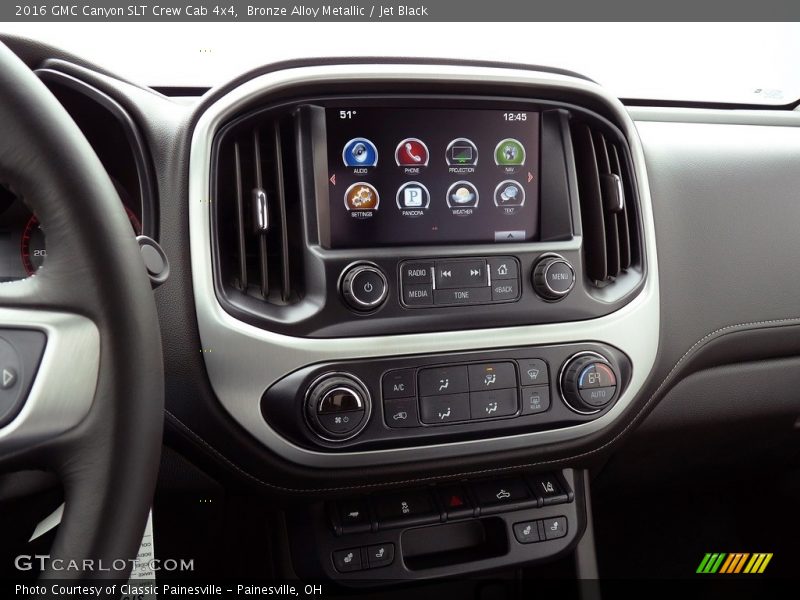 Bronze Alloy Metallic / Jet Black 2016 GMC Canyon SLT Crew Cab 4x4