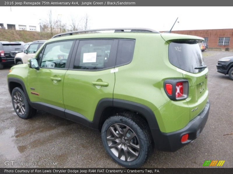 Jungle Green / Black/Sandstorm 2016 Jeep Renegade 75th Anniversary 4x4