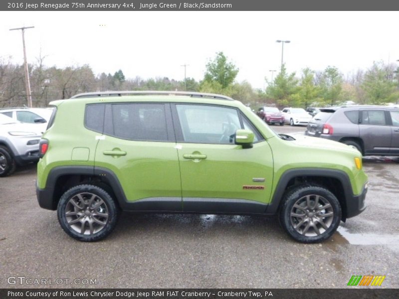 Jungle Green / Black/Sandstorm 2016 Jeep Renegade 75th Anniversary 4x4