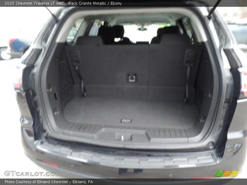 Black Granite Metallic / Ebony 2015 Chevrolet Traverse LT AWD