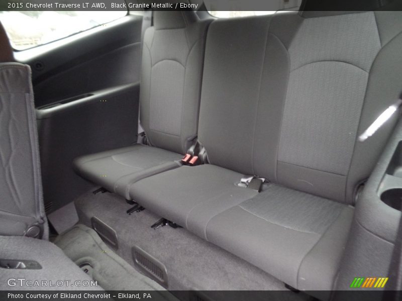 Black Granite Metallic / Ebony 2015 Chevrolet Traverse LT AWD