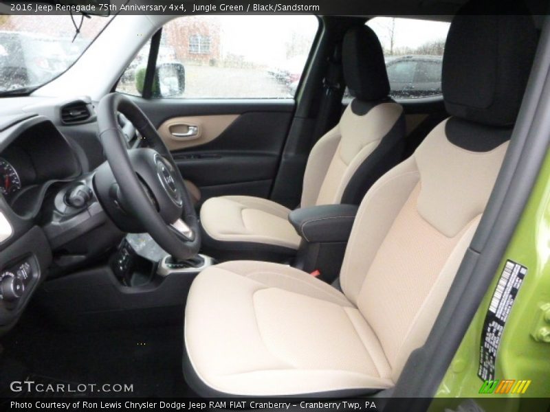 2016 Renegade 75th Anniversary 4x4 Black/Sandstorm Interior