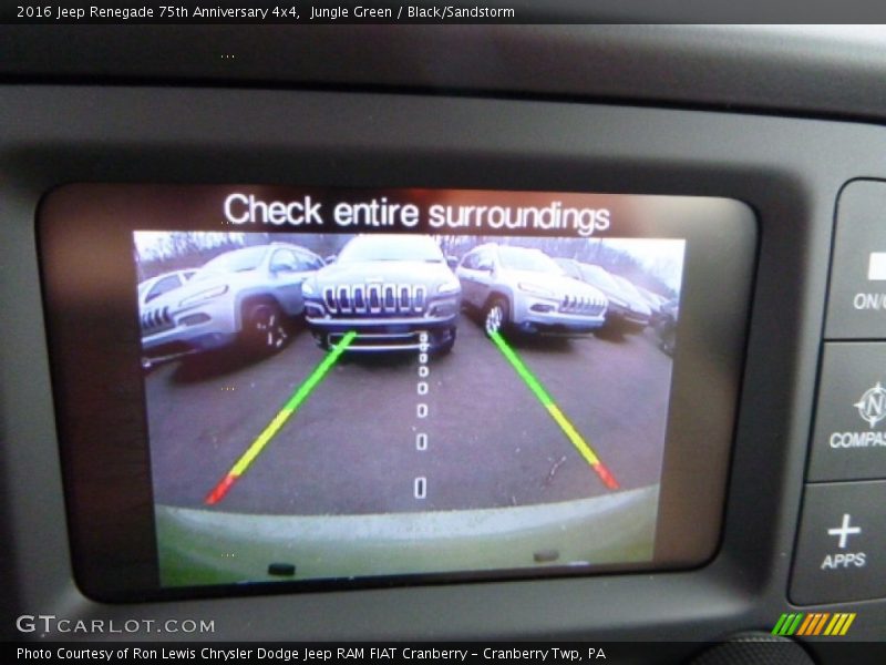 Jungle Green / Black/Sandstorm 2016 Jeep Renegade 75th Anniversary 4x4