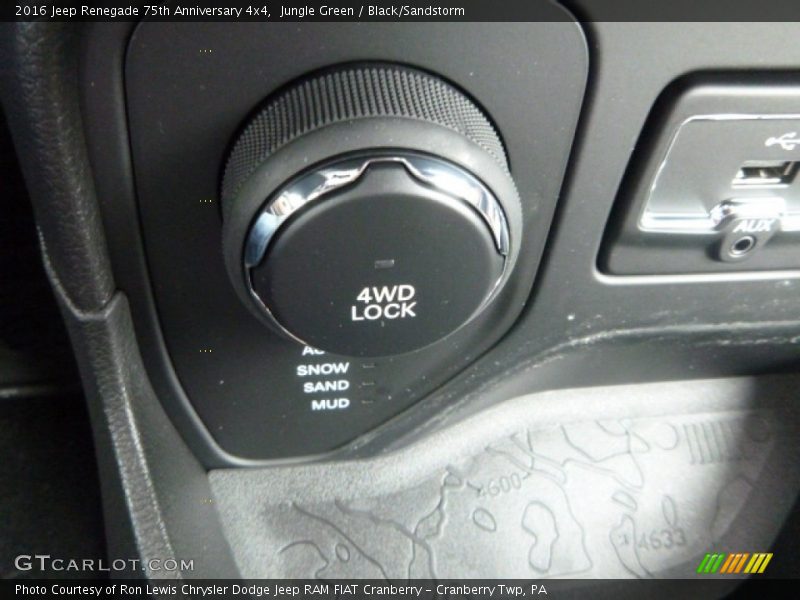 Jungle Green / Black/Sandstorm 2016 Jeep Renegade 75th Anniversary 4x4