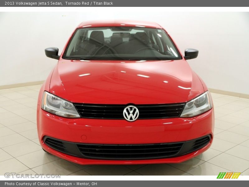 Tornado Red / Titan Black 2013 Volkswagen Jetta S Sedan