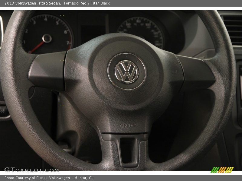 Tornado Red / Titan Black 2013 Volkswagen Jetta S Sedan