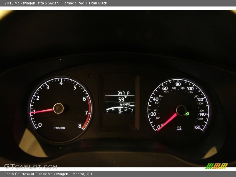 Tornado Red / Titan Black 2013 Volkswagen Jetta S Sedan