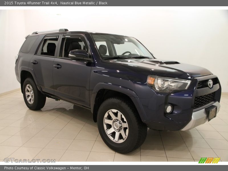 Nautical Blue Metallic / Black 2015 Toyota 4Runner Trail 4x4