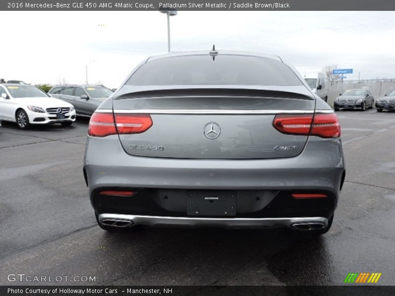 Palladium Silver Metallic / Saddle Brown/Black 2016 Mercedes-Benz GLE 450 AMG 4Matic Coupe