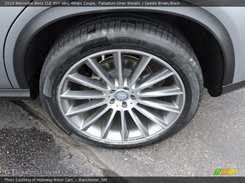 Palladium Silver Metallic / Saddle Brown/Black 2016 Mercedes-Benz GLE 450 AMG 4Matic Coupe