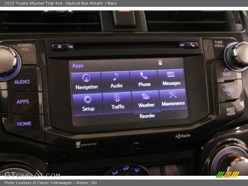 Nautical Blue Metallic / Black 2015 Toyota 4Runner Trail 4x4