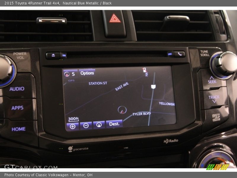 Nautical Blue Metallic / Black 2015 Toyota 4Runner Trail 4x4