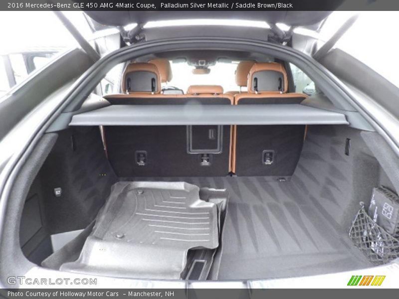 Palladium Silver Metallic / Saddle Brown/Black 2016 Mercedes-Benz GLE 450 AMG 4Matic Coupe