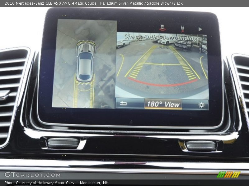 Palladium Silver Metallic / Saddle Brown/Black 2016 Mercedes-Benz GLE 450 AMG 4Matic Coupe