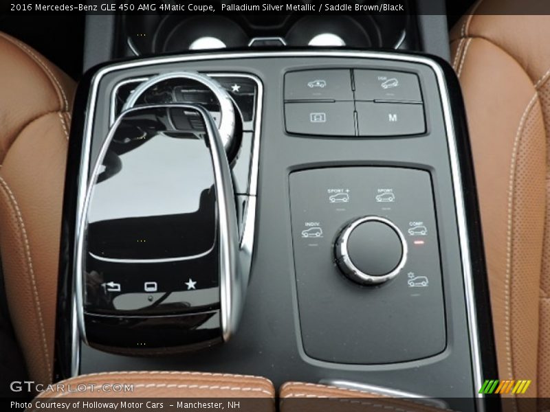 Palladium Silver Metallic / Saddle Brown/Black 2016 Mercedes-Benz GLE 450 AMG 4Matic Coupe