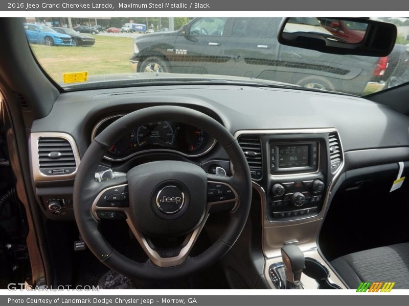 Maximum Steel Metallic / Black 2016 Jeep Grand Cherokee Laredo