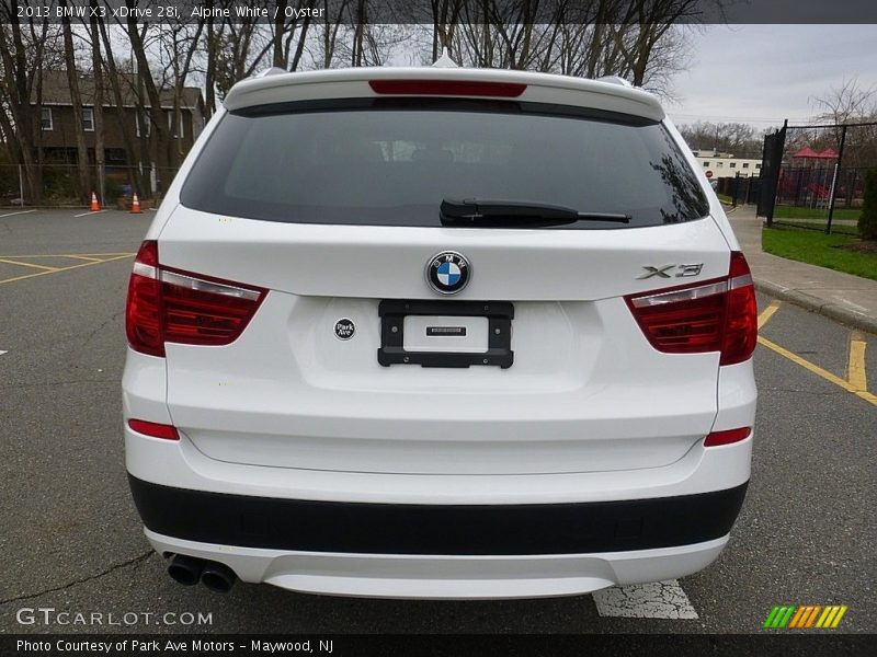 Alpine White / Oyster 2013 BMW X3 xDrive 28i