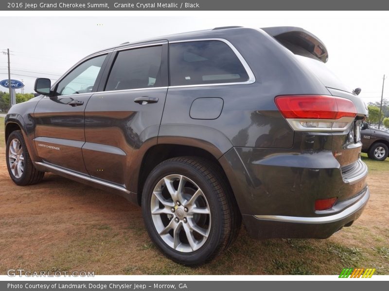 Granite Crystal Metallic / Black 2016 Jeep Grand Cherokee Summit