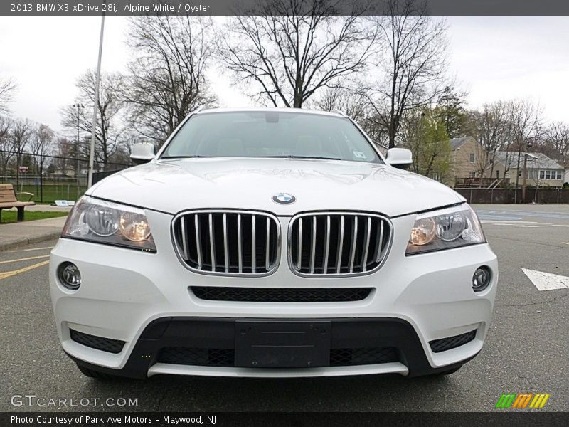 Alpine White / Oyster 2013 BMW X3 xDrive 28i