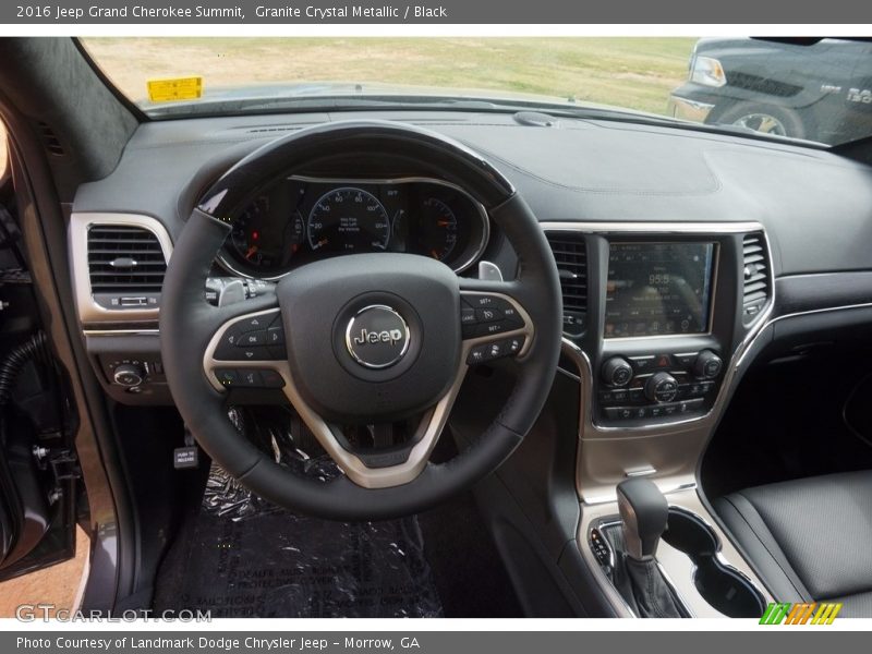 Granite Crystal Metallic / Black 2016 Jeep Grand Cherokee Summit