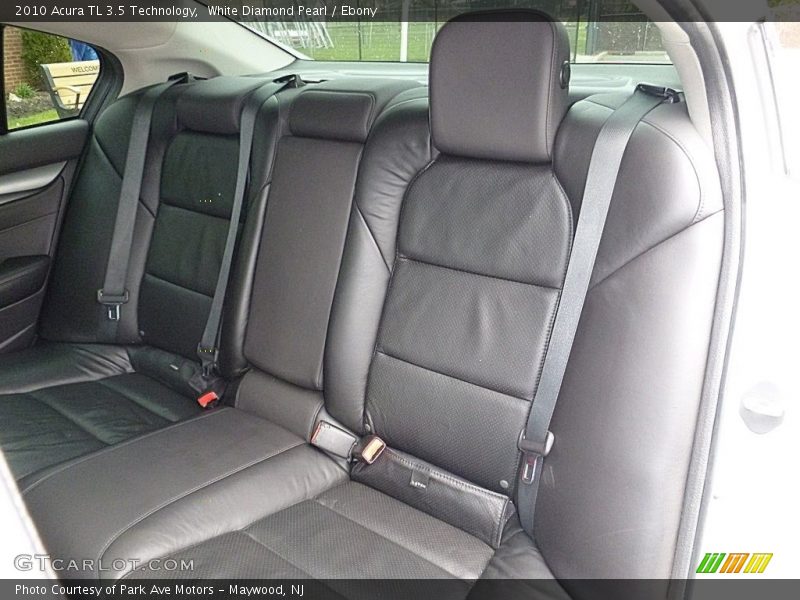 White Diamond Pearl / Ebony 2010 Acura TL 3.5 Technology