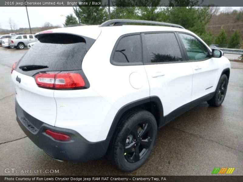 Bright White / Black 2016 Jeep Cherokee Limited 4x4