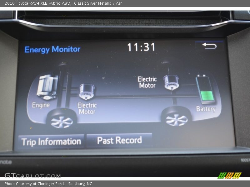 Classic Silver Metallic / Ash 2016 Toyota RAV4 XLE Hybrid AWD