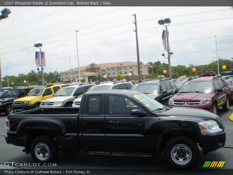 Brilliant Black / Slate 2007 Mitsubishi Raider LS Extended Cab