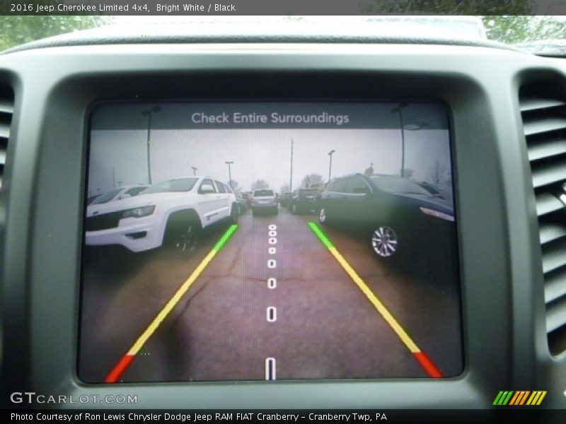 Bright White / Black 2016 Jeep Cherokee Limited 4x4