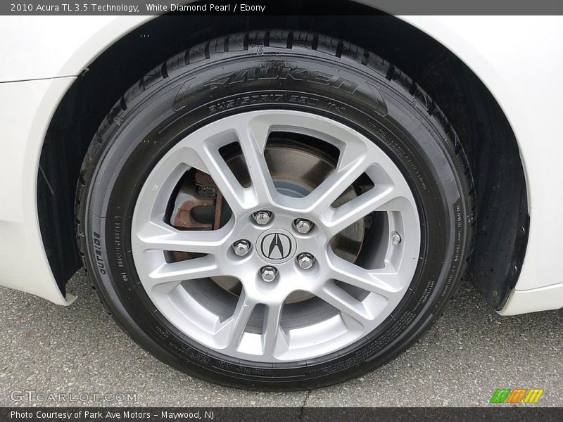 White Diamond Pearl / Ebony 2010 Acura TL 3.5 Technology