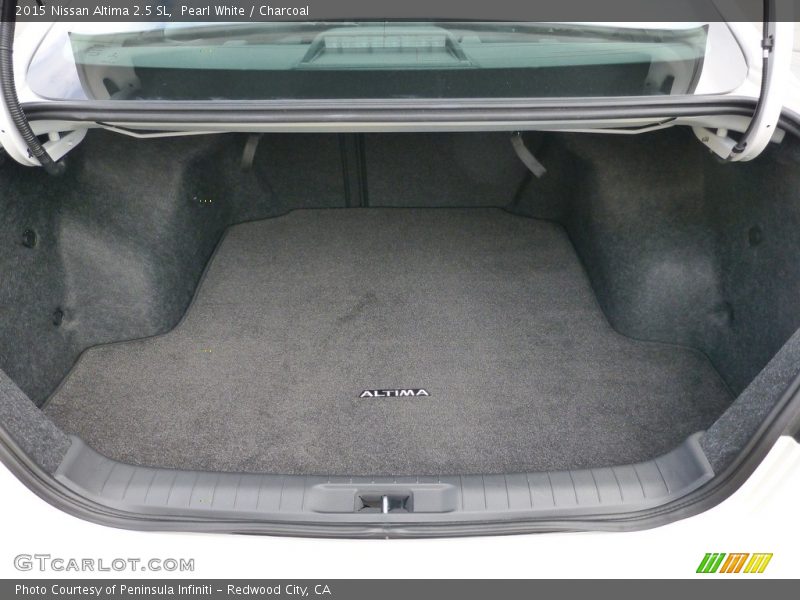 Pearl White / Charcoal 2015 Nissan Altima 2.5 SL