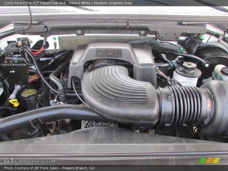 Oxford White / Medium Graphite Grey 2003 Ford F150 XLT SuperCrew 4x4