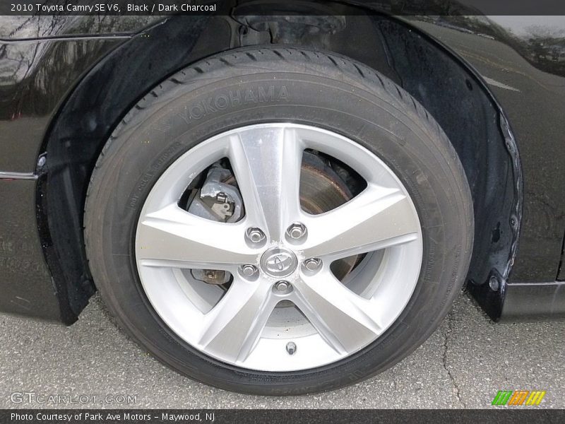 Black / Dark Charcoal 2010 Toyota Camry SE V6