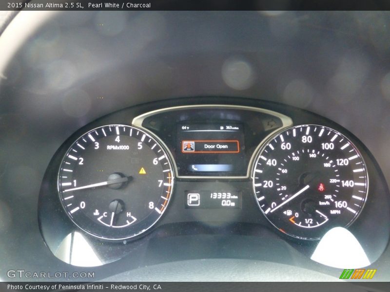 Pearl White / Charcoal 2015 Nissan Altima 2.5 SL