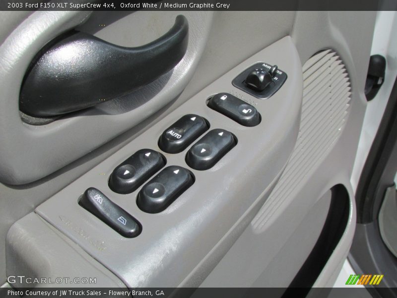 Oxford White / Medium Graphite Grey 2003 Ford F150 XLT SuperCrew 4x4