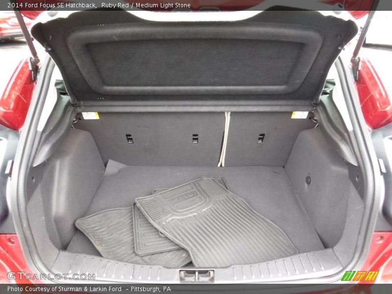 Ruby Red / Medium Light Stone 2014 Ford Focus SE Hatchback