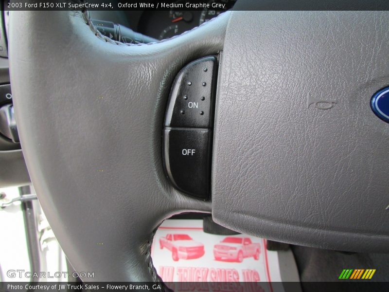Oxford White / Medium Graphite Grey 2003 Ford F150 XLT SuperCrew 4x4