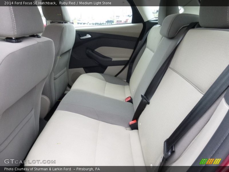 Ruby Red / Medium Light Stone 2014 Ford Focus SE Hatchback