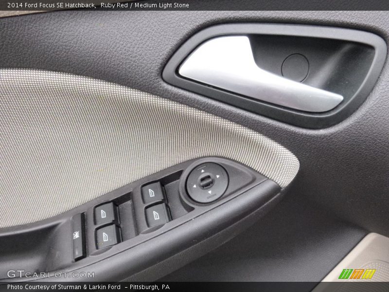 Ruby Red / Medium Light Stone 2014 Ford Focus SE Hatchback