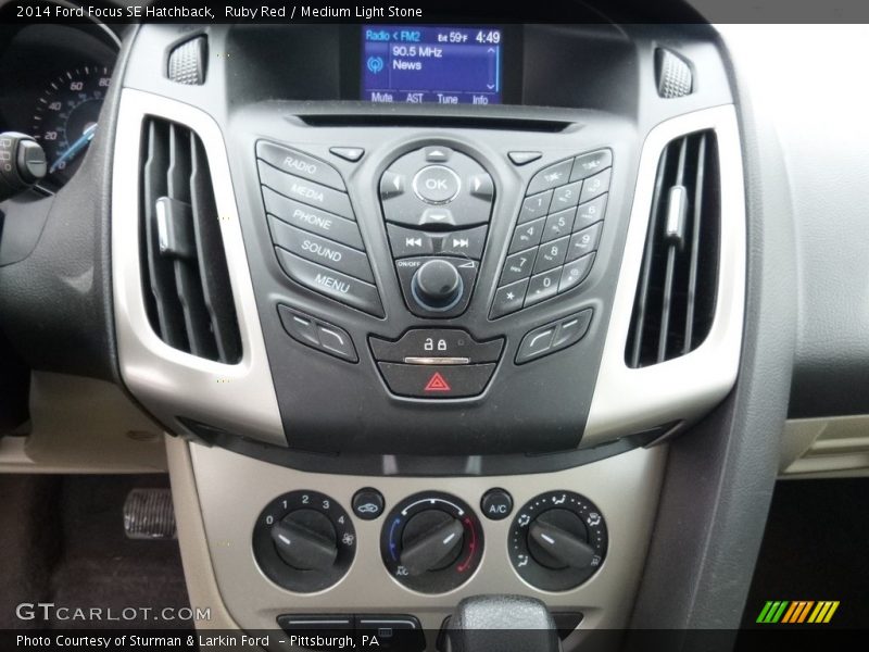 Ruby Red / Medium Light Stone 2014 Ford Focus SE Hatchback