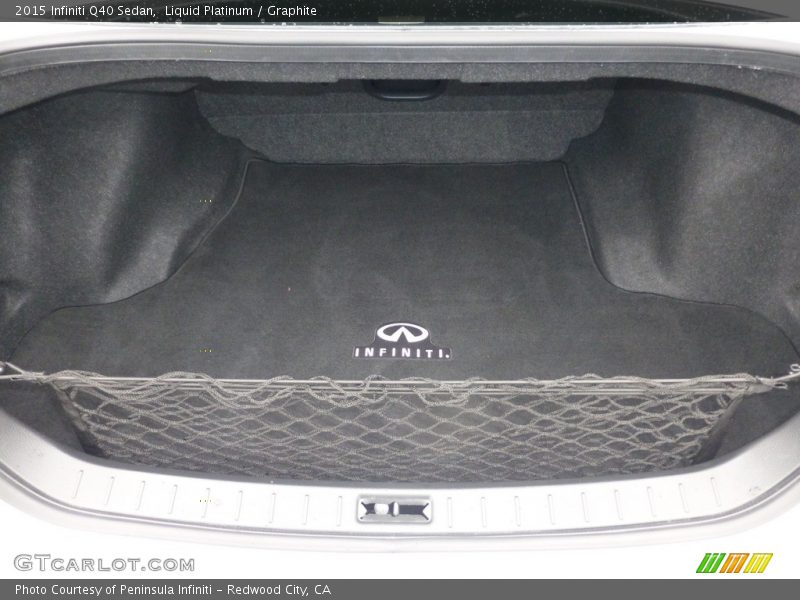 Liquid Platinum / Graphite 2015 Infiniti Q40 Sedan