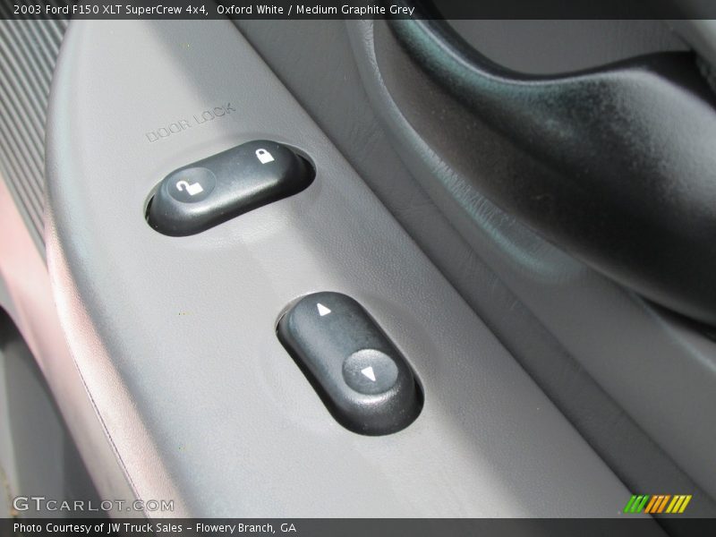 Oxford White / Medium Graphite Grey 2003 Ford F150 XLT SuperCrew 4x4